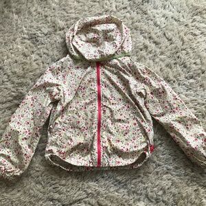 Cute kids floral Raincoat!- Uniqlo Kids!
